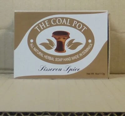 THE COALPOT 113gr. Sisserou Spice Herbal Soap/Seife, VEGAN, all natural, Coal Pot Dominica