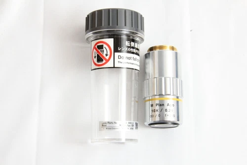 Mitutoyo M Plan Apo 10x / 0.28 Infi/0 f=200 Microscope Objective Lens #5456
