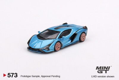 Mini GT 1:64 Lamborghini Sián FKP 37 Blu Aegir #573 | eBay