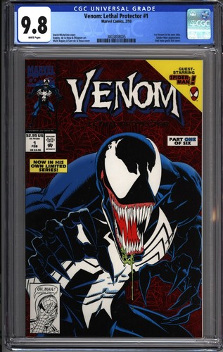 * VENOM Lethal Protector #1 CGC 9.8 Bagley 1993 Foil CLASSIC (3803858005) *