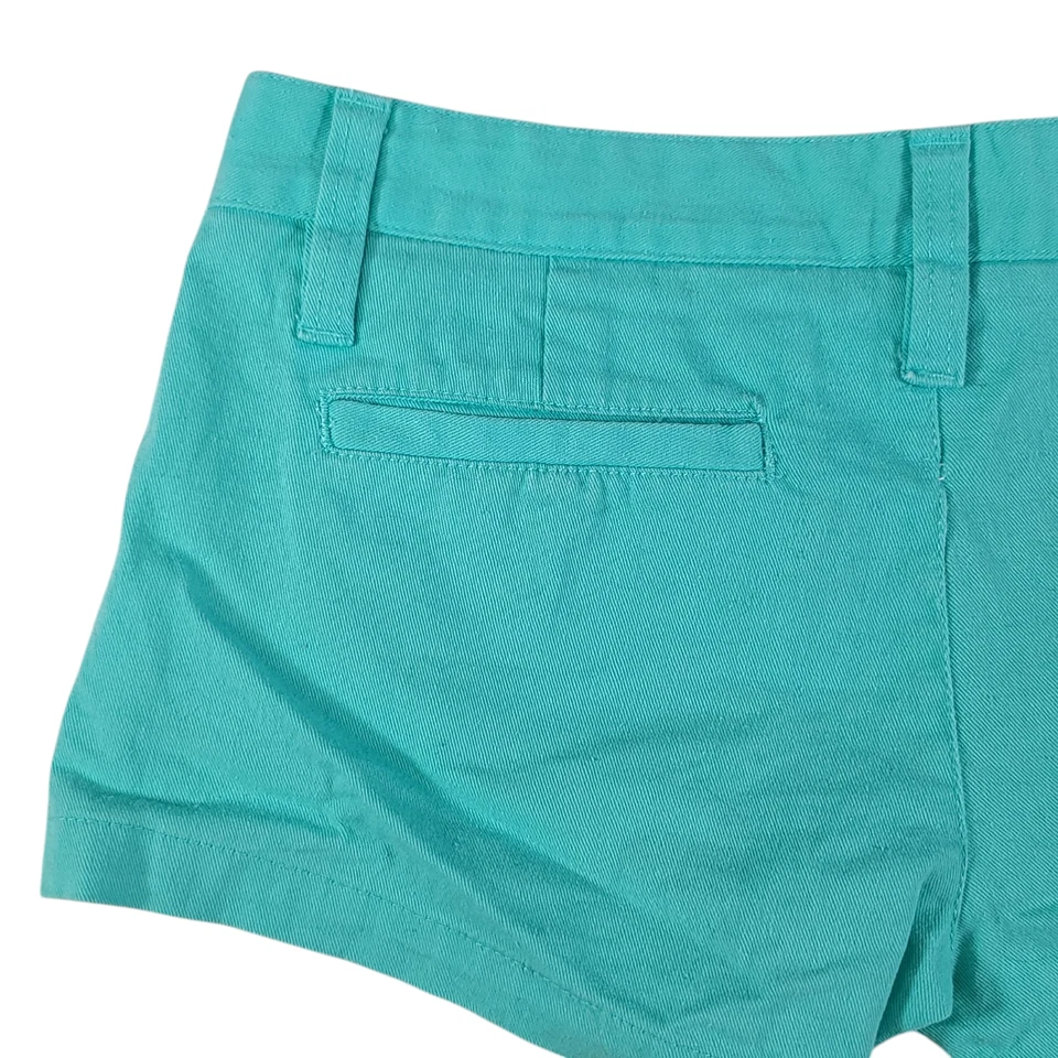 Pantalones cortos Hurley Y2K tiro bajo elástico tiro bajo para mujer 0 30x2 verde azulado Foto 4 de 4