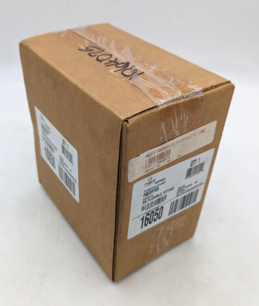 nVent Hoffman F66WFFSS Flexible Fitting, 6.00x6.00, New Free Shipping