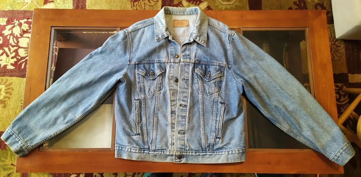 Levis denim hotsell jacket ebay