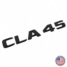 14-16 CLA 45 Emblem Trunk Lid Letter Nameplate Badge Decorate AMG Gloss Black