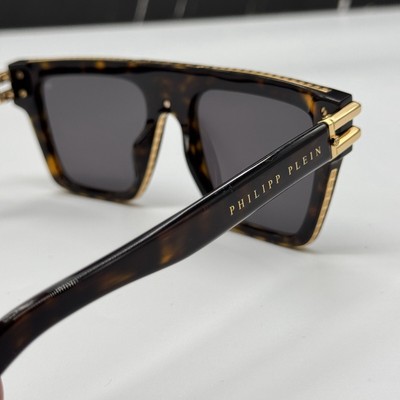 NEW PHILIPP PLEIN ICON SPP108M 0722 HAVANA UNISEX SUNGLASSES  PHILIPP PLEIN NEW SPP108M 0722 PHILIPP PLEIN ICON HAVANA UNISEX SUNGLASSES  main image 2