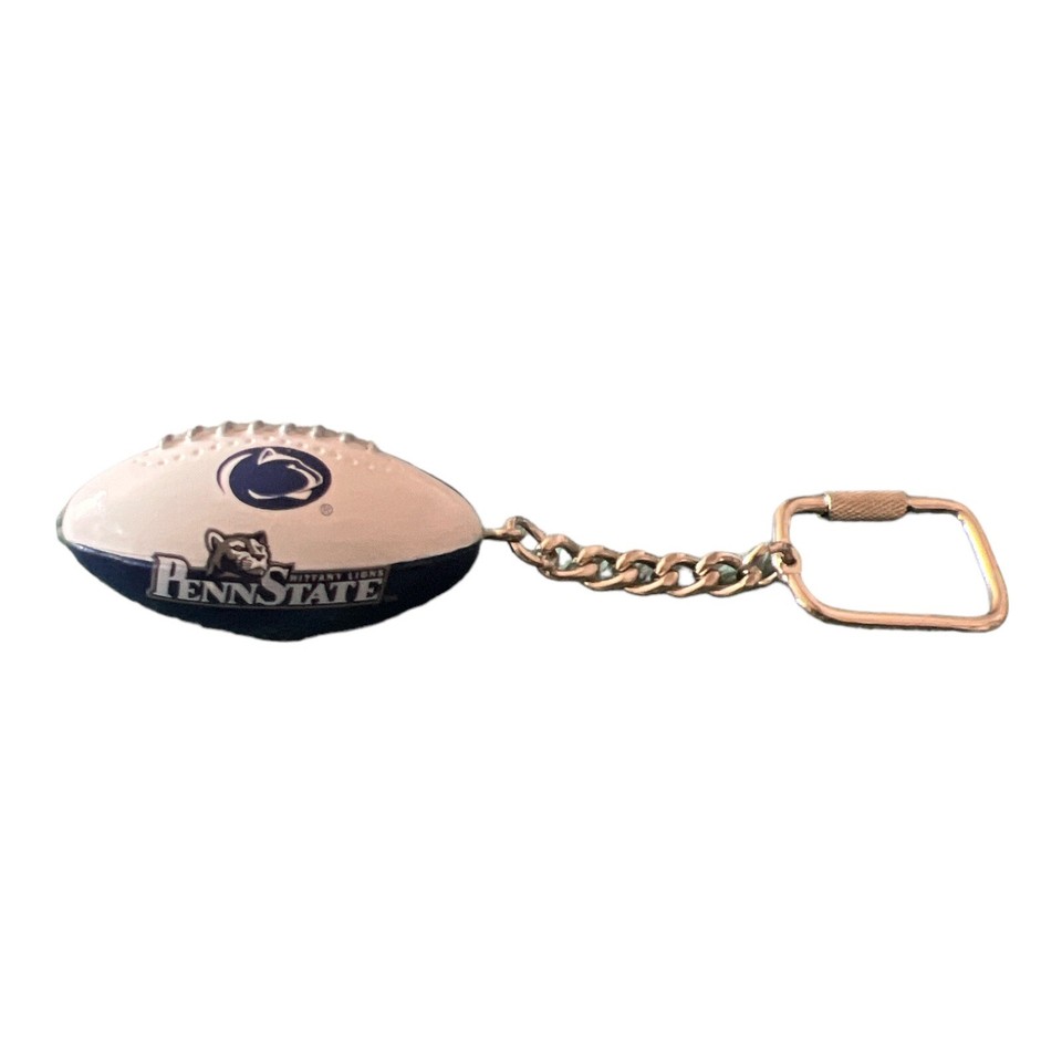 Penn State Rope Key Chain NCAA Big Ten PENN STATE NITTANY LIONS Football Keychain Souvenir NWOT ...