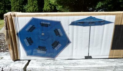 allen roth blue 9ft patio umbrellas allen + roth Navy Slide-tilt Market 9' Patio Umbrella