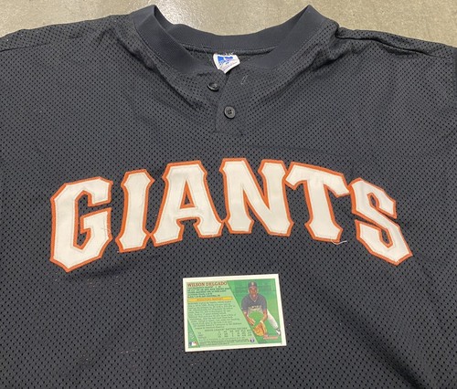 1996 San Francisco Giants Wilson Delgado #60 Game Worn Used MLB Baseball Trikot - Bild 3 von 10