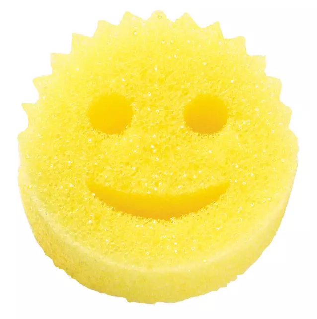 2pk Original SCRUB DADDY Flex Stretch Scrubber Heavy Duty Smiley