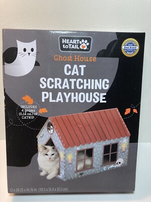 Aldi Cat Scratching Playhouse Heart To Tail Halloween Ghost