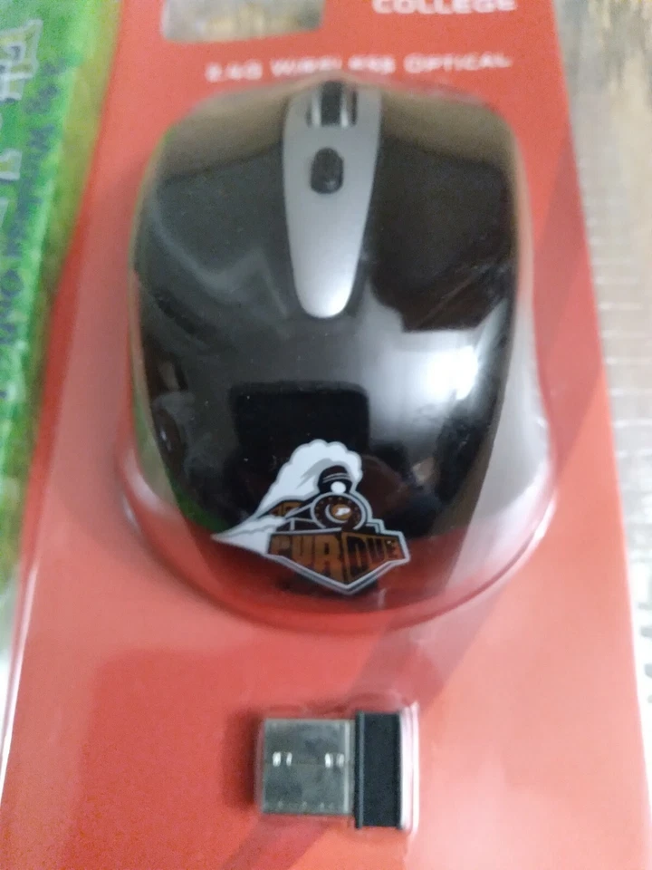 Purdue University Wireless Optical Mouse 2.4G Windows / Mac College Big 10 - Image 4 of 4