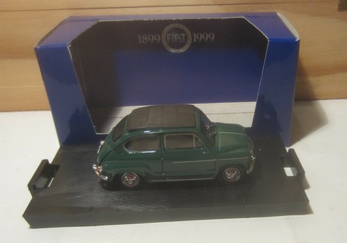 1690. BRUMM R318-07 FIAT 600D 1960 Chiusa/Closed Verde scuro/Dark Green- Sp. Ed. - Foto 5 di 7