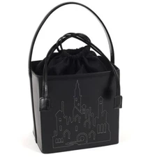 Wicked the Movie Handbag Glinda Elphaba Emerald City Box Shape Black Japan LTD