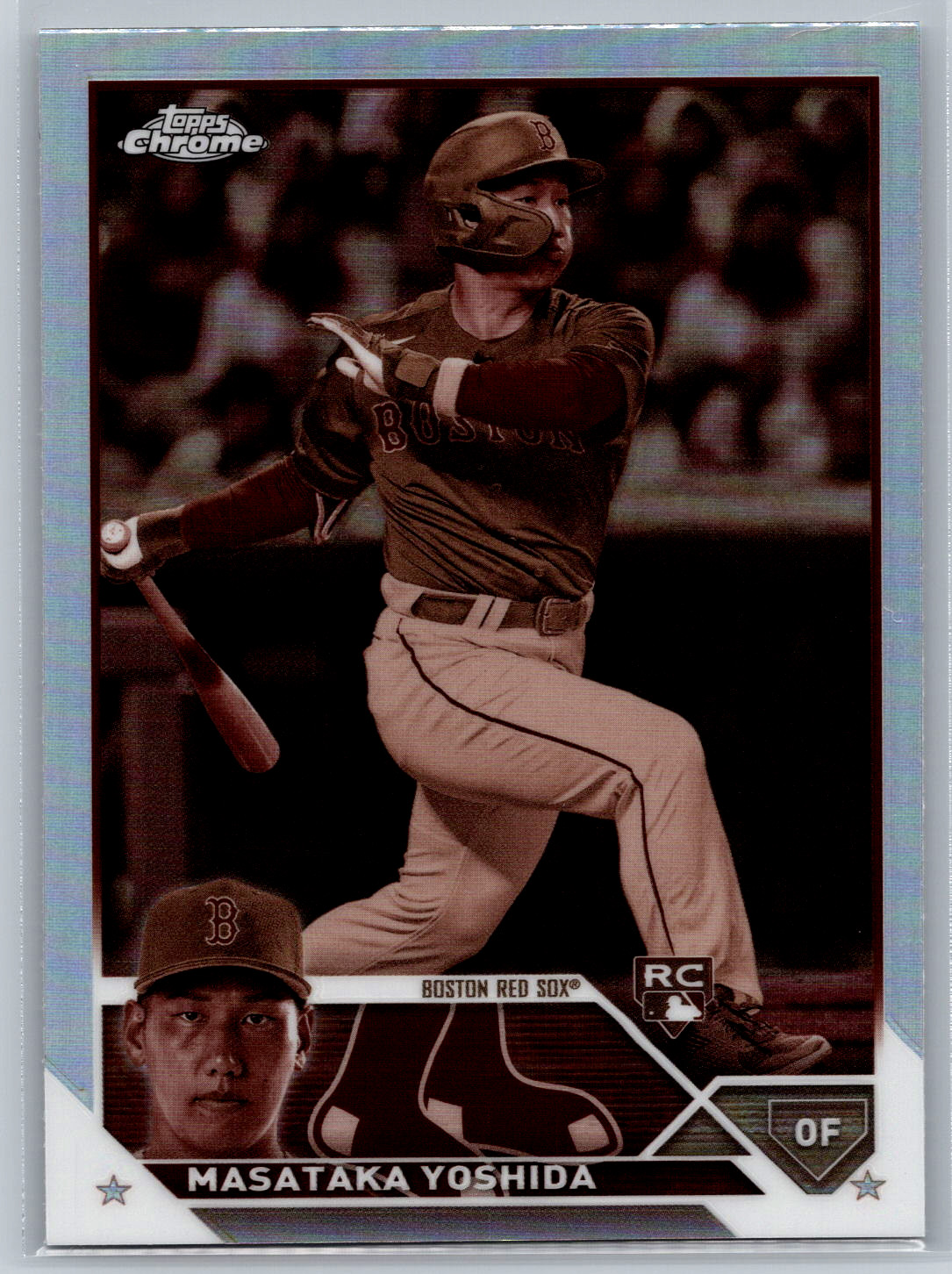 Masataka Yoshida 2023 Topps Chrome Sepia Refractor Rookie #167 Boston Red Sox