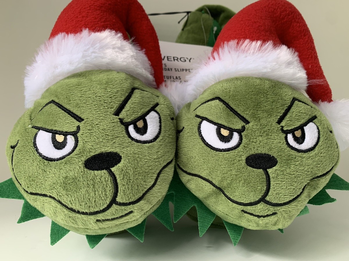 Women\'s Faux Fur Bucket Hat Festive Grinch Embroidered One Size Grinch Knit Hat - Etsy main image 4