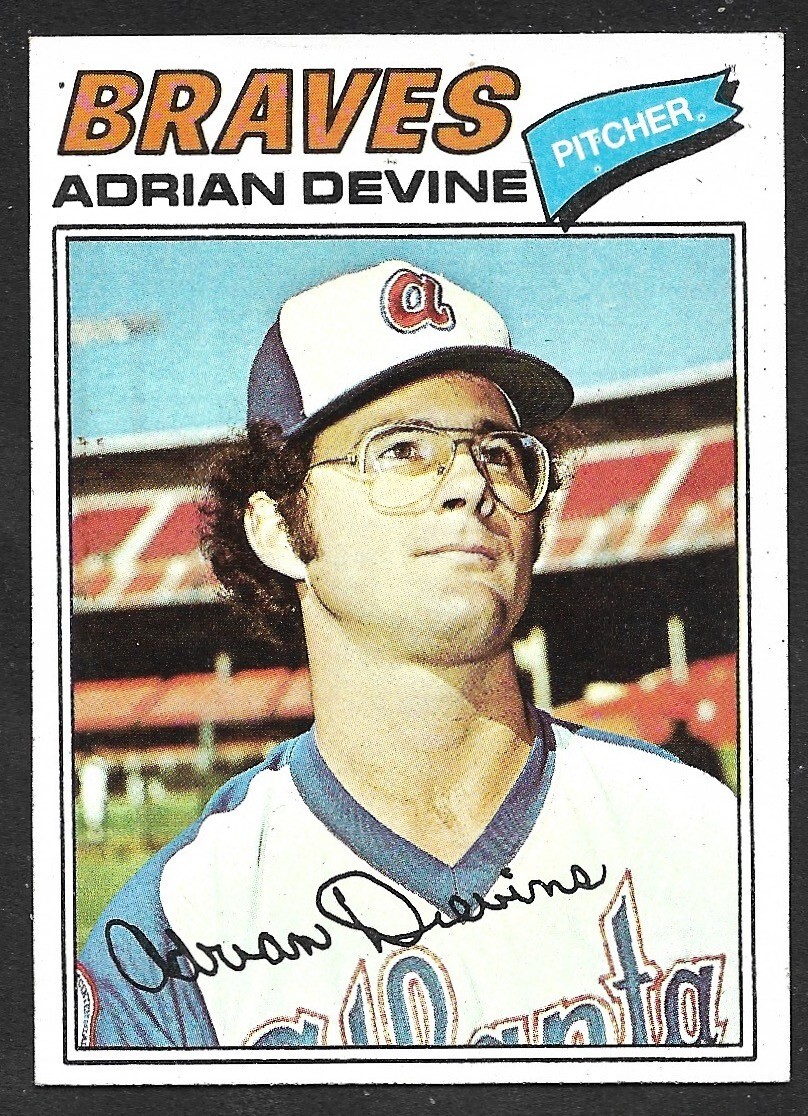 1977 TOPPS #339  Adrian Devine  ATLANTA BRAVES  EX-MINT  A