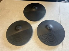 Simmons Set Of 3 Single Zone Electric Drum Cymbals 