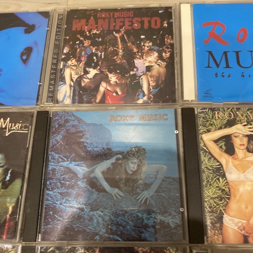 HUGE Roxy Music CD & Cassette LOT - Concerto, Live in Denver 1979 Manifesto - Picture 3 of 13