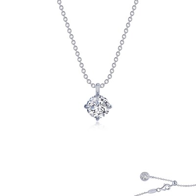 *BRAND NEW* Sterling Silver Platinum-Bonded Simulated Diamond 20in Necklace