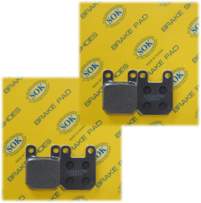 FRONT&REAR BRAKE PADS fit DERBI GP1 50  2001-2003 GP1 