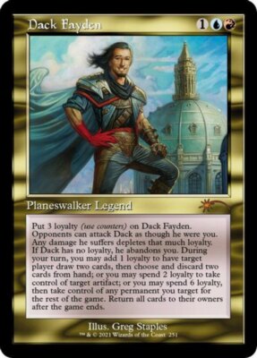 1x Dack Fayden -- Retro Frame (251) NM-Mint, English Secret Lair MTG Magic