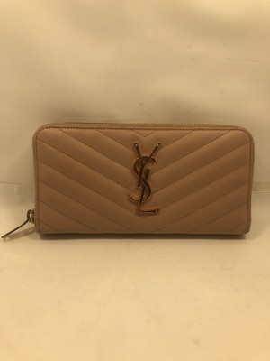 ysl monogram zip wallet