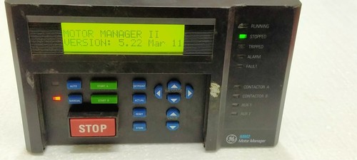 GE POWER MANAGMENT MMII-PD-1-2-240 MOTOR MANAGER II VERSION 5.22