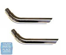70-75 Firebird TransAm Rear Tail Pipe Exhaust Extensions 2 1/2" Stainless TP4