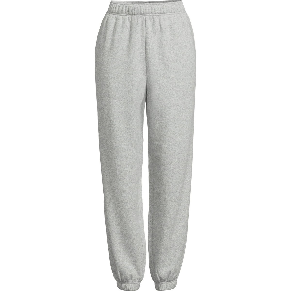 No Boundaries Women's Grey Heather Fleece Lined Jogger Sweatpants NWT