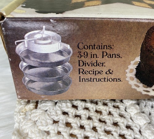 Vintage The Classic Schachbrett Kuchenform Backset OVP - Bild 8 von 8