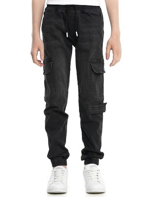 Dombay Denim DD-2125 Jeanshose Junge Kinderhose Cargo Jogger Slim