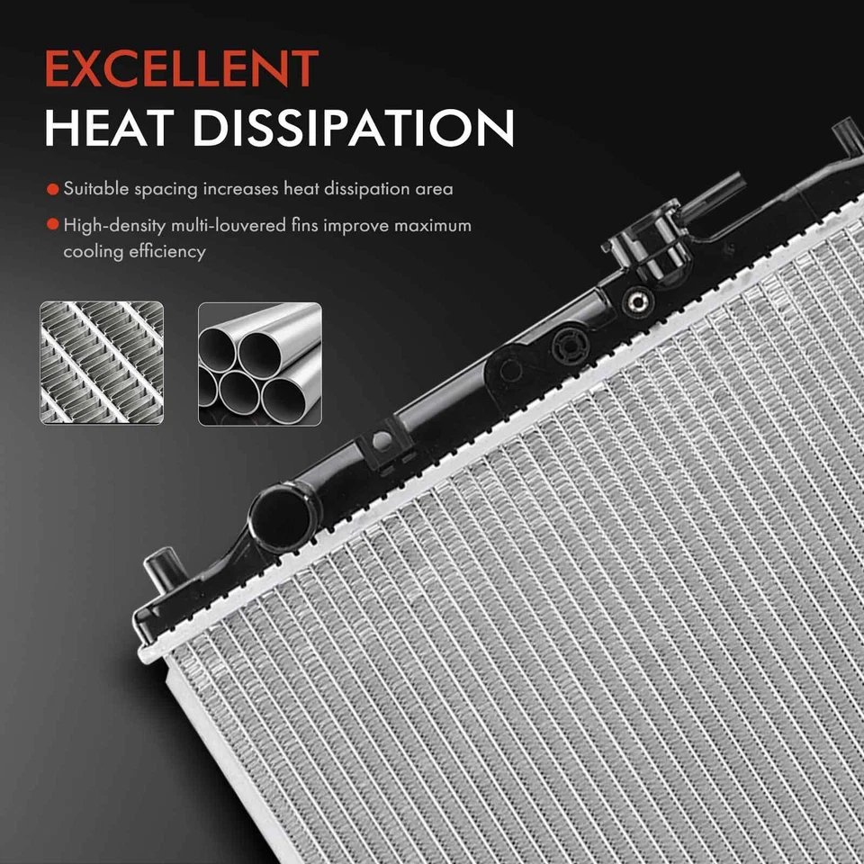 New Aluminum Radiator w/o Oil Cooler for Mazda 323 1990-1995 Protege 1990-1994 - Image 4 of 4