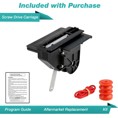 Screw Drive Carriage Assembly Garage Door Replacement for Genie 36179R 34107R