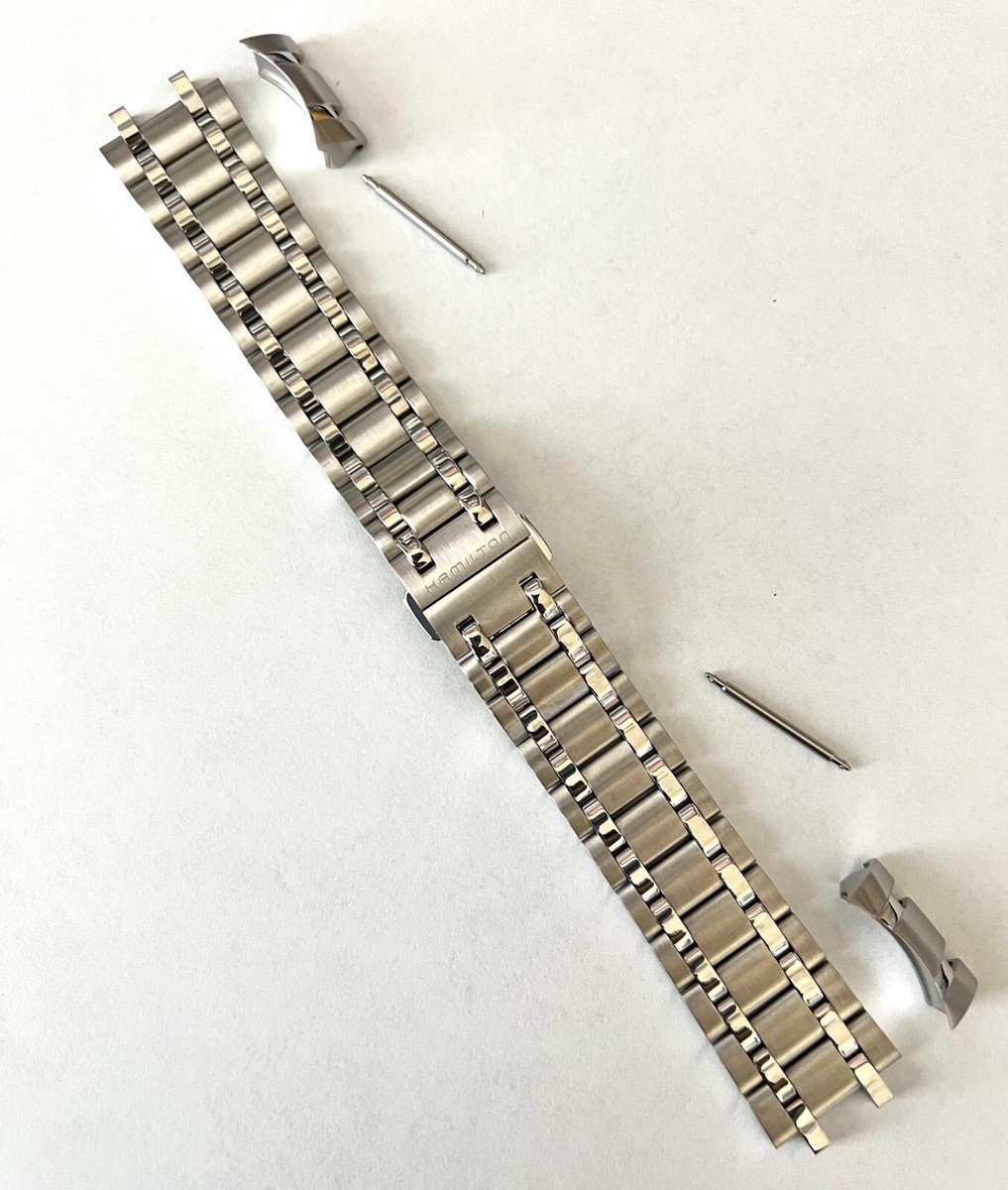 HAMILTON レトロ金属ハンドル 4個セット Original Hamilton For Case-Back # H406560 Metal Steel Watch Band