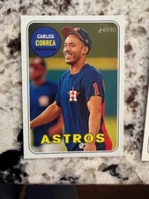 2018 TOPPS HERITAGE MLB BASEBALL CARD #s 201-400 PICK YOUR CARD