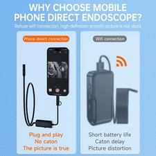 Endoscope Camera IP68 Borescope Snake Inspection HD Camera For iPhone & Android — image 10