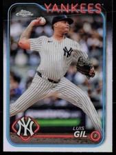 LUIS GIL 2024 TOPPS CHROME UPDATE REFRACTORS NEW YORK YANKEES #USC160