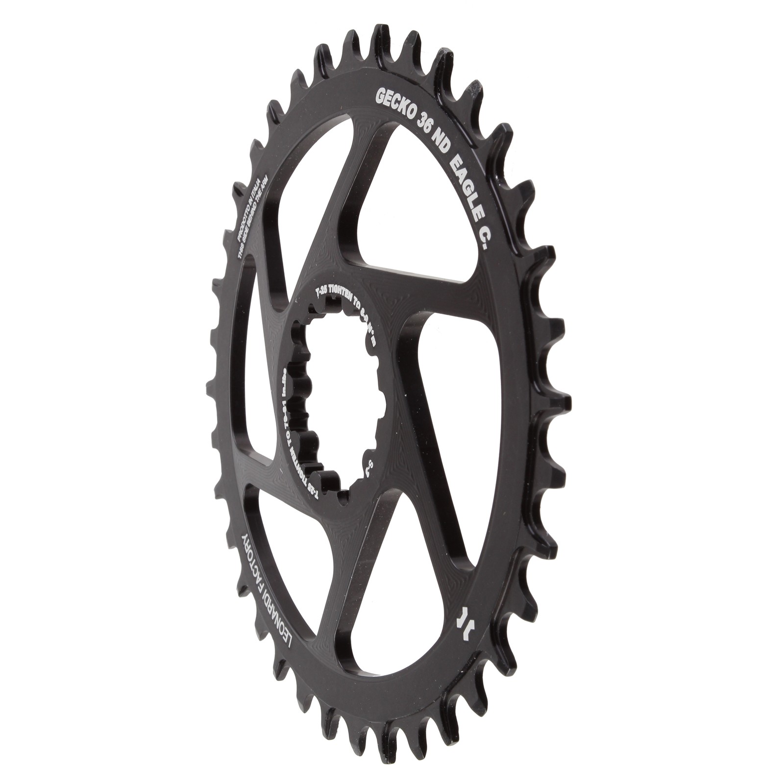 Цепное кольцо Leonardi Gecko Boost 34T с прямым креплением - Алюминий 7075 обработанный ЧПУ 14490₽