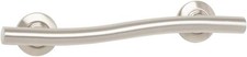 SEACHROME 18 Bathroom Wave Grab Bar Satin Finish