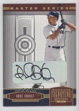 2005 Donruss Signature Series Gold Signatures 17/50 Raul Ibanez #123 Auto 1n2c