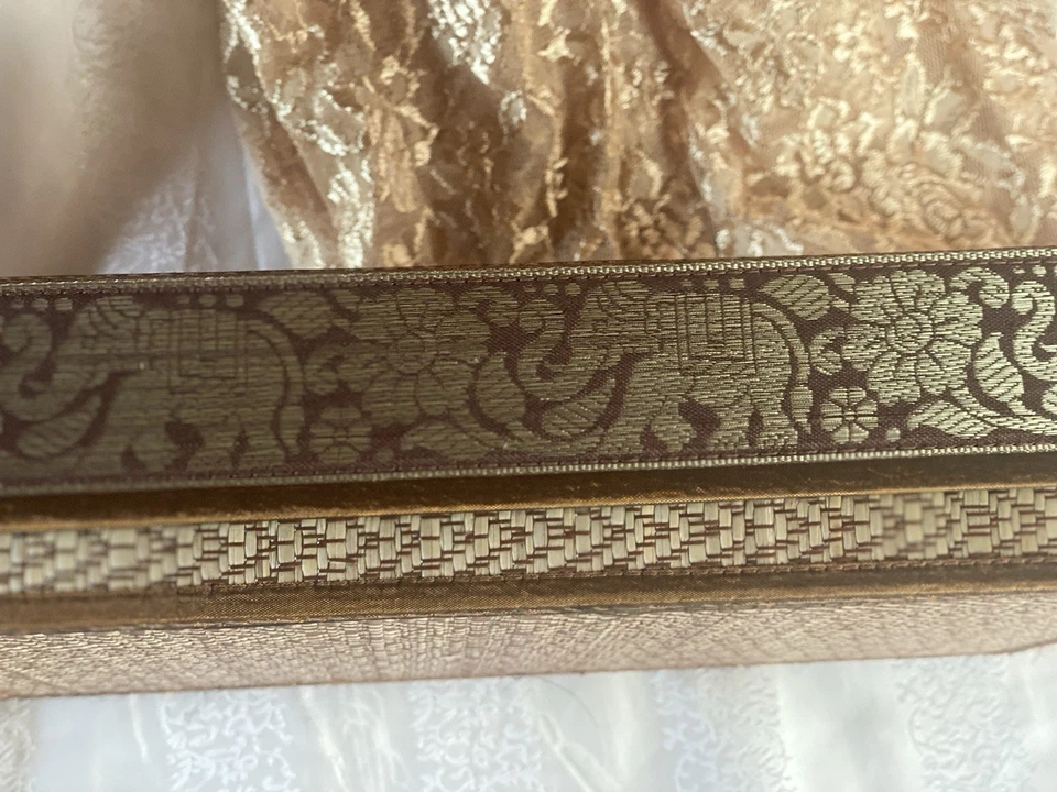 Handwoven Thai Elephant Silk Reed Placemat and Coaster Box Sets Artisan Crafts - Image 4 of 4