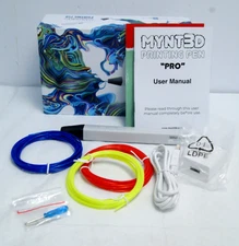 MYNT3D PRO Professional Printing 3D Pen With OLED Display NEW OPEN COMPLETE