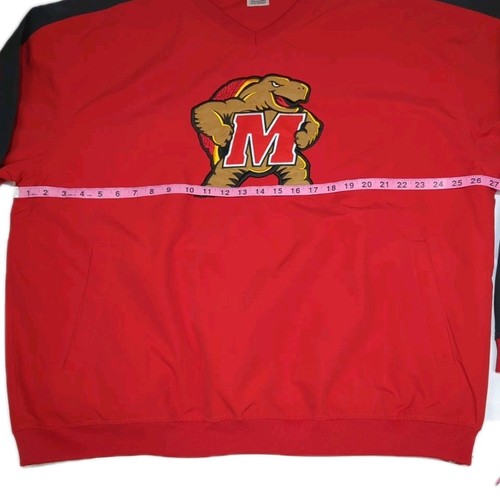 Univ. Of Maryland Terrapins Windbreaker Jacket Men's XL Embroidered - Picture 7 of 14