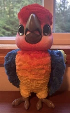 FurReal Rock-A-Too The Show Bird Interactive Plush Pet Parrot TESTED WORKS