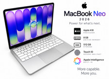 Apple MacBook Neo 13-inch A18 Pro 8GB RAM 512GB SSD with IA Touch ID MHFG4LL/A