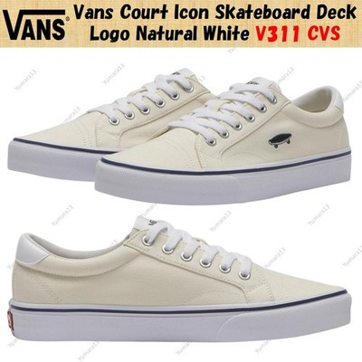 Vans Court Icon Skateboard Deck Logo Natural White V311 CVS Herren Gr.