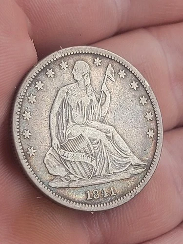 1841 Seated Liberty Half Dollar