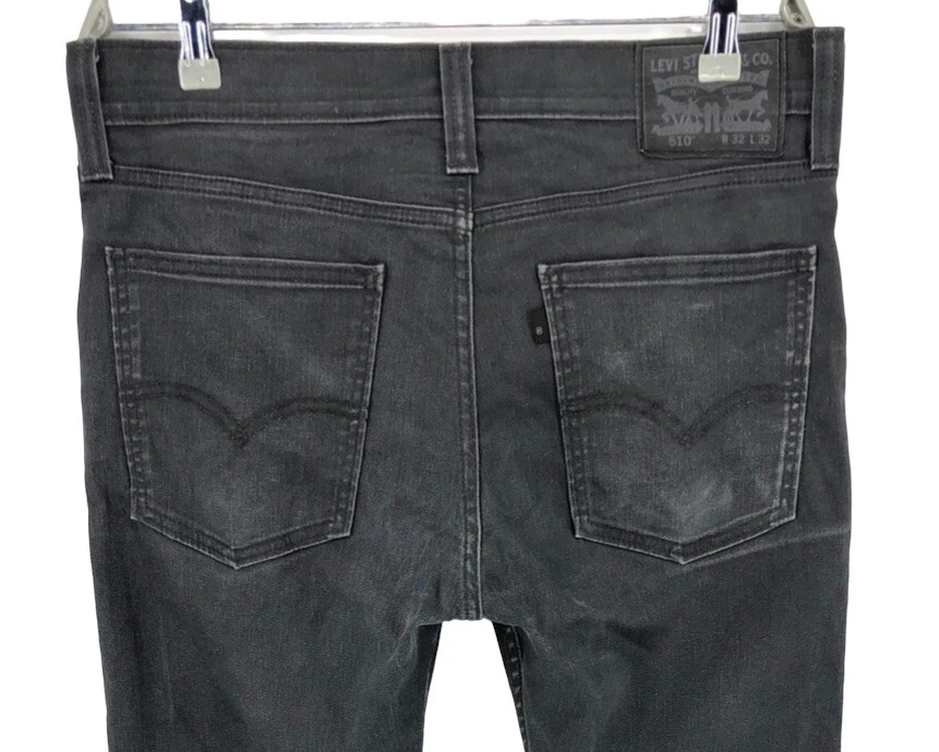 Levi's Strauss & Co Pantalones Vaqueros Slim Rectos Para Hombre Talla W32 L32 - Imagen 4 de 4