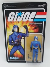 G.I.Joe Cobra Commander 10cm ReAction Super7 Neu Ovp 2021