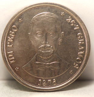 Dominican Republic 1976 Peso KM45 AU NR 9 13